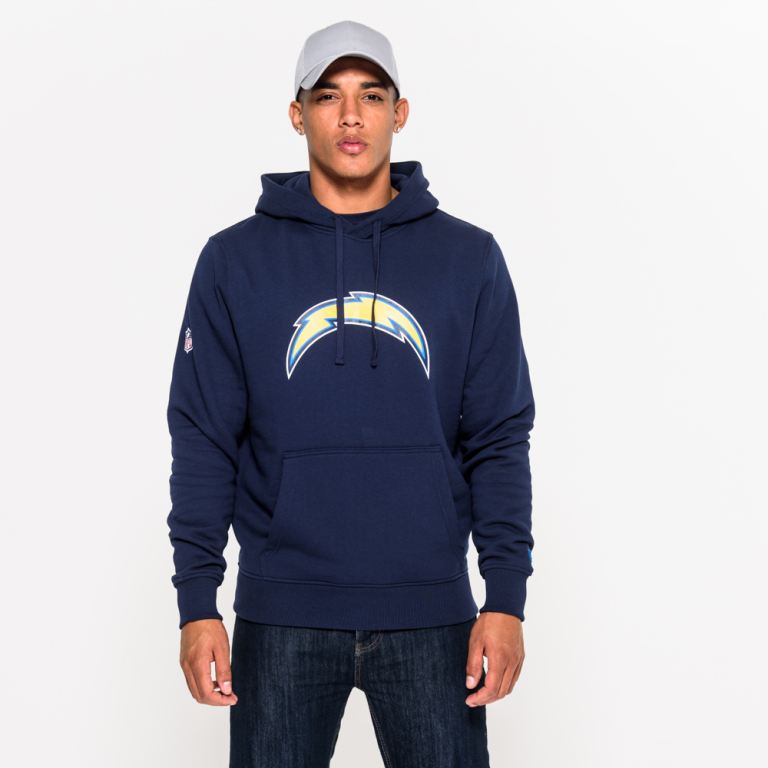 Ropa New Era Nfl Azules - Los Angeles Chargers Team Logo Pullover 56172MQEW